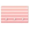 Bilderwelten Kindergarderobe Holz Querstreifen Rosa