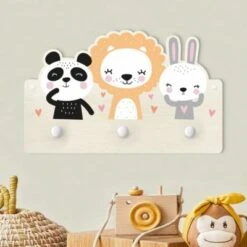 Bilderwelten Kindergarderobe Holz Safari Tiere -Komar Verkäufe 25411725 03