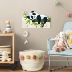 Bilderwelten Kindergarderobe Holz Schlafender Panda -Komar Verkäufe 25411738 04