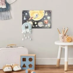 Bilderwelten Kindergarderobe Holz Aquarell Unser Planetensystem -Komar Verkäufe 25411769 05