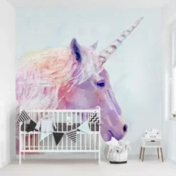 Bilderwelten Kindertapete Mystisches Einhorn I
