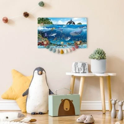 Bilderwelten Kindergarderobe Holz Animal Club International - Unterwasserwelt Mit Tieren 5 Bilderwelten Kindergarderobe Holz Animal Club International - Unterwasserwelt Mit Tieren – Bild 5