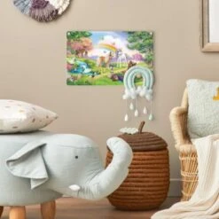 Bilderwelten Kindergarderobe Holz Animal Club International - Zauberwald Mit Einhorn 8 Bilderwelten Kindergarderobe Holz Animal Club International - Zauberwald Mit Einhorn -Komar Verkäufe 25413125 03