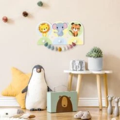 Bilderwelten Kindergarderobe Holz Löwe Elefant Tiger 9 Bilderwelten Kindergarderobe Holz Löwe Elefant Tiger -Komar Verkäufe 25413934 04