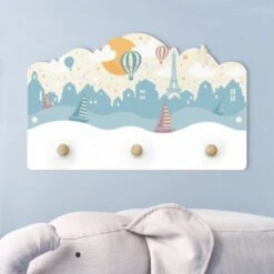 Bilderwelten Kindergarderobe Holz Paris Mit Sternen Und Heißluftballon 8 Bilderwelten Kindergarderobe Holz Paris Mit Sternen Und Heißluftballon -Komar Verkäufe 25414710 03