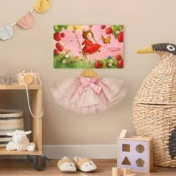 Bilderwelten Kindergarderobe Holz Erdbeerinchen Erdbeerfee - Baumschaukel -Komar Verkäufe 25418069 05