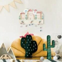 Bilderwelten Kindergarderobe Holz Häuser Und Heißluftballons 10 Bilderwelten Kindergarderobe Holz Häuser Und Heißluftballons -Komar Verkäufe 25418071 05