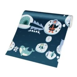 Bilderwelten Fototapete Antarktis - Eisbär Rudi Möchte Fisch -Komar Verkäufe 25418085 05