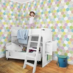 Bilderwelten Kindertapete No.YK52 Sechseck Pastell