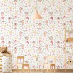 Bilderwelten Fototapete Ballerinas Mit Blumen Pastell