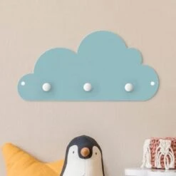 Bilderwelten Kindergarderobe Holz Kleines Blaues Wölkchen -Komar Verkäufe 25418582 03