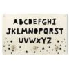 Bilderwelten Kindergarderobe Holz Großes Alphabet Mit Sternen Schwarz