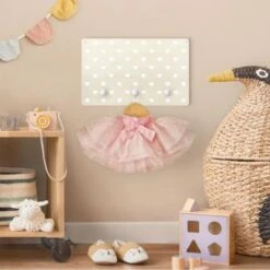 Bilderwelten Kindergarderobe Holz Weiße Herzen Auf Naturgrund -Komar Verkäufe 25418816 05