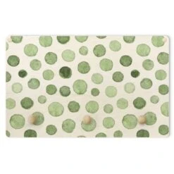 Bilderwelten Kindergarderobe Holz Aquarell Blasen In Grün