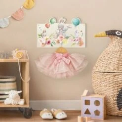 Bilderwelten Kindergarderobe Holz Kleine Hasenfamilie -Komar Verkäufe 25419101 05