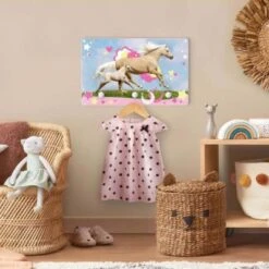 Bilderwelten Kindergarderobe Holz Zwei Galoppierende Pferde Mit Sternen 10 Bilderwelten Kindergarderobe Holz Zwei Galoppierende Pferde Mit Sternen -Komar Verkäufe 25419194 05