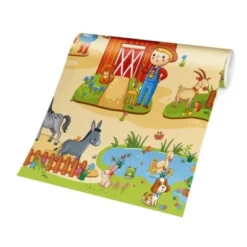 Bilderwelten Fototapete Bauernhof - Landarbeit Macht Spaß -Komar Verkäufe 25419796 05