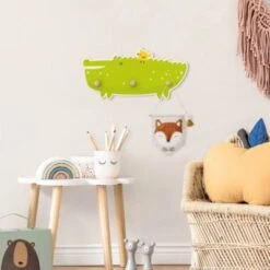 Bilderwelten Kindergarderobe Holz Das Große Krokodil 9 Bilderwelten Kindergarderobe Holz Das Große Krokodil -Komar Verkäufe 25420384 04