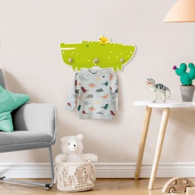 Bilderwelten Kindergarderobe Holz Das Große Krokodil 5 Bilderwelten Kindergarderobe Holz Das Große Krokodil – Bild 5
