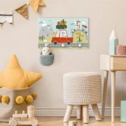 Bilderwelten Kindergarderobe Holz Der Umzugshase -Komar Verkäufe 25420387 05