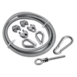 Gartenia Sunprotect Montage-Set Abspannset 2,5 M Für Stahlmast