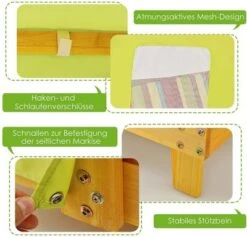 COSTWAY® Doppelte Sonnenliege Kinder Mit Sonnendach -Komar Verkäufe 25695220 04