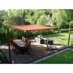 Eduplay Sonnensegel, Rechteck, Wasserabweisend, 3,5 X 4,5 M