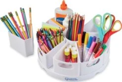 Learning Resources® Utensilienteller Stifteköcher Create-A-Space™ Storage Center Weiß, 10-tlg. -Komar Verkäufe 25827300 03
