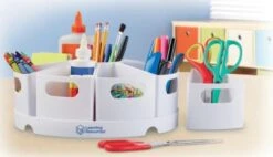Learning Resources® Utensilienteller Stifteköcher Create-A-Space™ Storage Center Weiß, 10-tlg. -Komar Verkäufe 25827300 05