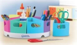 Learning Resources® Utensilienteller Stifteköcher Create-A-Space™ Storage Center Pastel, 10-tlg. -Komar Verkäufe 25827301 05