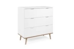 Finori Kommode "Bjarne", Weiß / Sonoma -Eiche, 3 X Schubkästen 8 Finori Kommode "Bjarne", Weiß / Sonoma -Eiche, 3 X Schubkästen -Komar Verkäufe 25871838 03