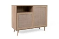 Finori Kommode "Mila", Sonoma-Eiche / Rafia-Geflecht, 2 X Türen 9 Finori Kommode "Mila", Sonoma-Eiche / Rafia-Geflecht, 2 X Türen -Komar Verkäufe 25871874 04