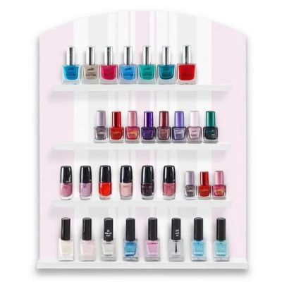 Aileenstore Wandregal Organizer Für Nagellack Und Schmuck Mit Ablagen 1 Aileenstore Wandregal Organizer Für Nagellack Und Schmuck Mit Ablagen