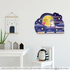 Kreative Feder Wandregal "Magic Unicorn" Passend Für Tonie-Box Und Figuren -Komar Verkäufe 26219906 03