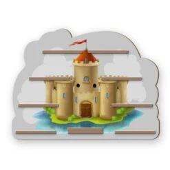 Kreative Feder Wandregal "Ritterburg" Passend Für Tonie-Box Und Figuren