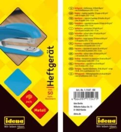 Idena Heftgerät, Hellblau -Komar Verkäufe 26452229 05