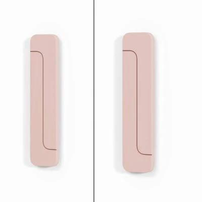 LOMADO® Kinderzimmer Kleiderschrank Eckschrank Grau INGOLSTADT-131 Mit Fronten In Weiß Und Absetzungen In Rosa, B/H/T: Ca. 82/199/82 Cm 4 LOMADO® Kinderzimmer Kleiderschrank Eckschrank Grau INGOLSTADT-131 Mit Fronten In Weiß Und Absetzungen In Rosa, B/H/T: Ca. 82/199/82 Cm – Bild 4