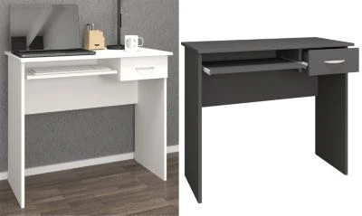 VCM Holz Schreibtisch Computertisch Tastaturauszug Schublade Bürotisch Arusa 2 VCM Holz Schreibtisch Computertisch Tastaturauszug Schublade Bürotisch Arusa – Bild 2