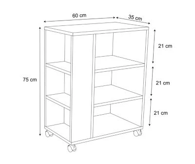 VCM Rollcontainer Beistellcontainer Bürocontainer Rollen Druckerschrank Rollen Tilus 4 VCM Rollcontainer Beistellcontainer Bürocontainer Rollen Druckerschrank Rollen Tilus – Bild 4