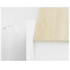 LOMADO® Jugendzimmer Set Mit Schreibtisch ELVA-131 In Weiß Mit Fjord Buche Nb. Und Hellrosa, B/H/T: Ca. 337/193/80 Cm -Komar Verkäufe 27336998 06