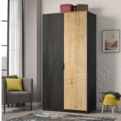 Cilek Kleiderschrank Work 2-türig Mit Aufdruck Inkl. Belüftung -Komar Verkäufe 27412271 05