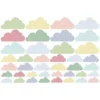 Bilderwelten Wandtattoo 40 Wolken Pastell Set