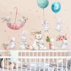 Bilderwelten Wandtattoo Hasenfamilie -Komar Verkäufe 28251516 04