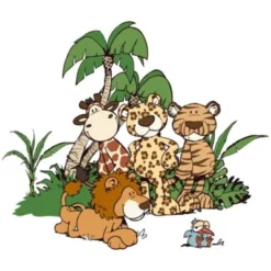 Bilderwelten Wandtattoo NICI - Wild Friends - Wilde Tiere