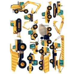 Bilderwelten Wandtattoo Baustellen Set