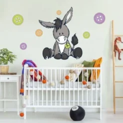 Bilderwelten Wandtattoo NICI - Esel & Knöpfe -Komar Verkäufe 28252675 04