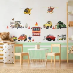 Wandtattoo Feuerwehrmann Sam - Mega Set 22-teilig 6 Wandtattoo Feuerwehrmann Sam - Mega Set 22-teilig -Komar Verkäufe 28253230 03