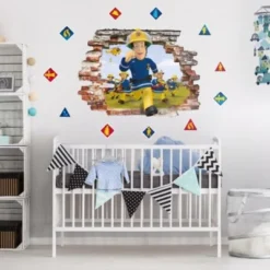 Wandtattoo 3D Feuerwehrmann Sam - Feueralarm -Komar Verkäufe 28253743 05