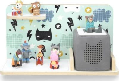 Stadtecken Regal Für Musikbox Superhero, Klein - Geeignet Für Toniebox 1 Stadtecken Regal Für Musikbox Superhero, Klein - Geeignet Für Toniebox