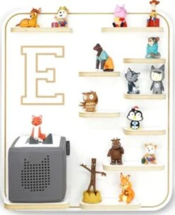 Stadtecken Regal Für Musikbox Buchstabe E - Geeignet Für Toniebox